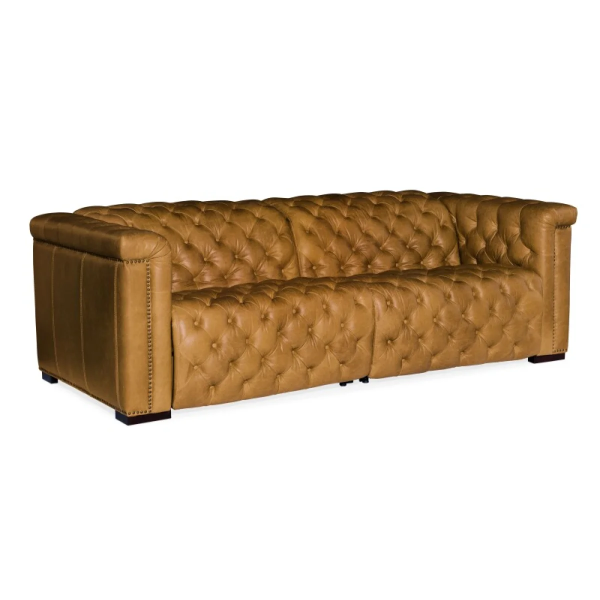 MS Savion 2 over 2 Sofa with Power Recline & Power Headrest Sofas Brown 4