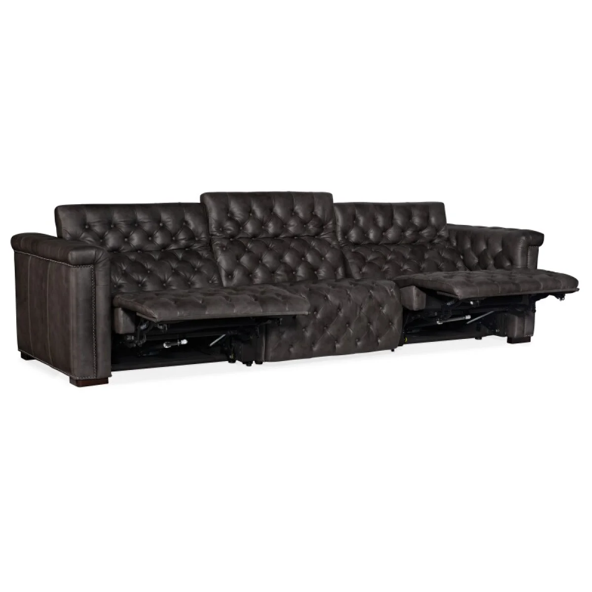 MS Savion Grandier Power Recliner Sofa with Power Headrest Sofas Brown 8