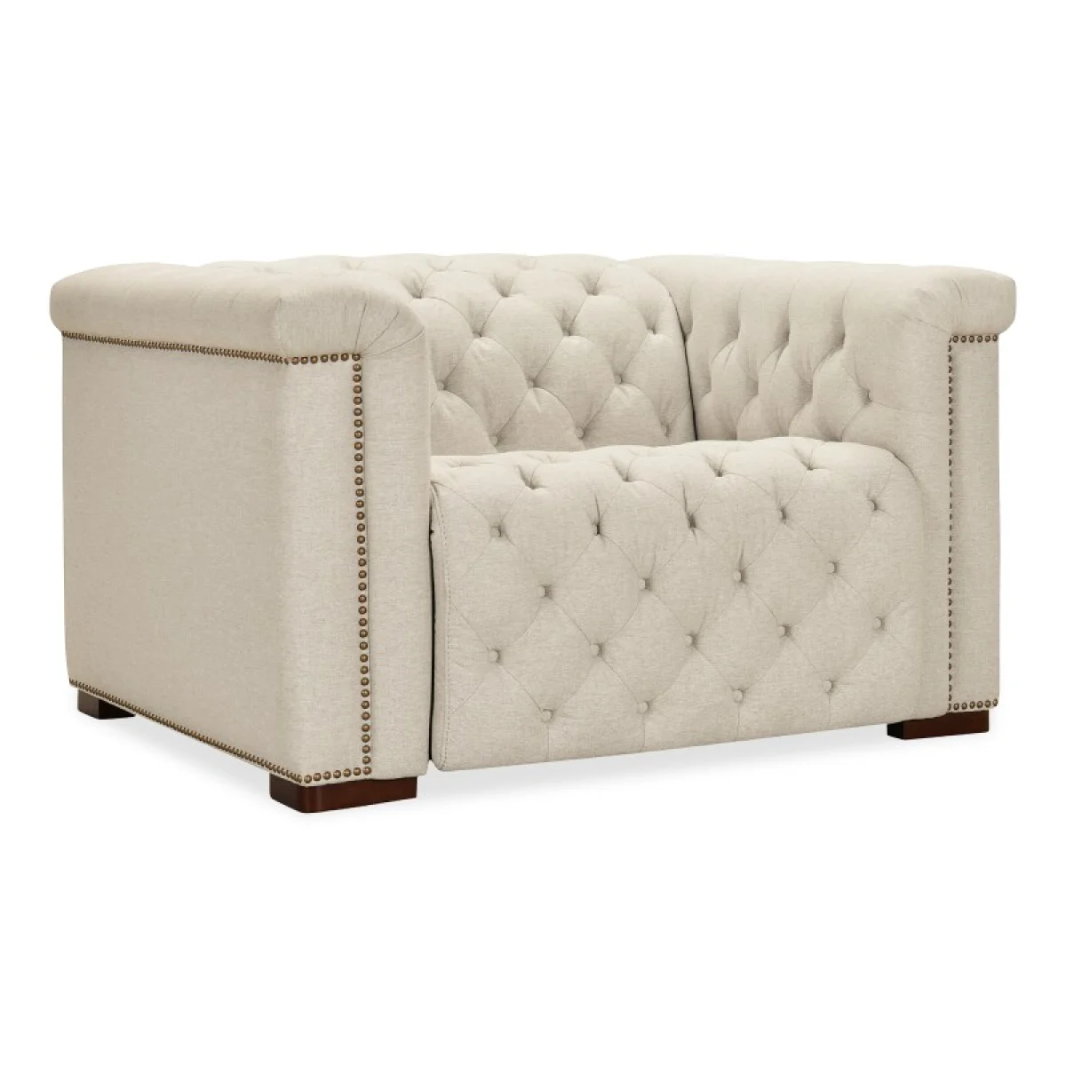 SS Savion Deux Power Recliner with Power Headrest Recliners Beige 4