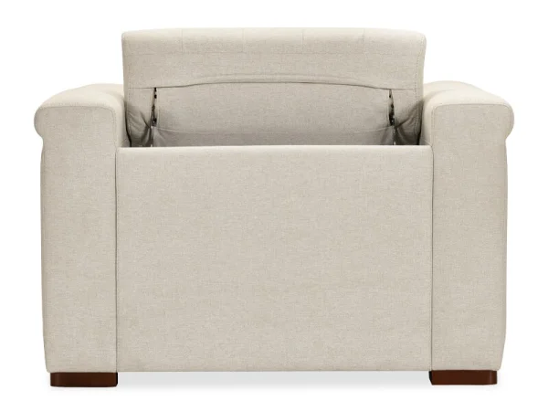 SS Savion Deux Power Recliner with Power Headrest Recliners Beige 17