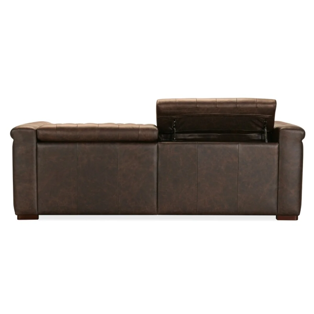 SS Savion Deux Sofa with Power Recliners and Power Headrests Sofas Brown 6