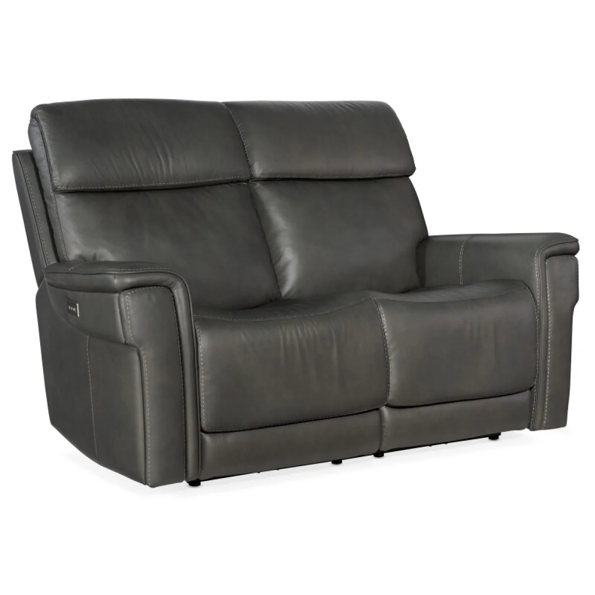 MS Lyra Zero Gravity Power Loveseat with Power Headrest and Lumbar Loveseats Gray 4