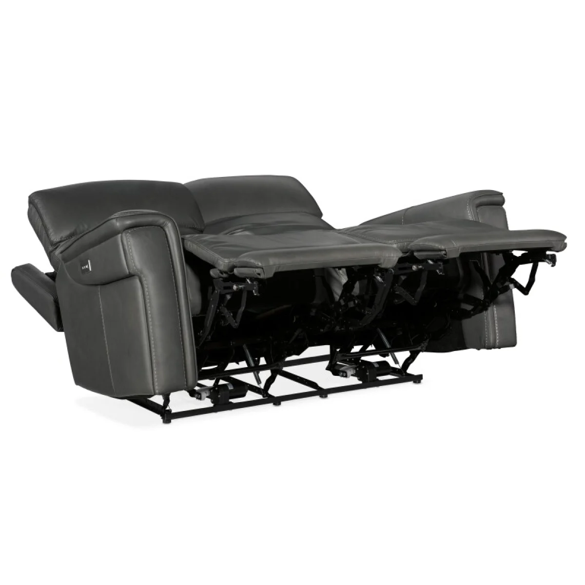 MS Lyra Zero Gravity Power Loveseat with Power Headrest and Lumbar Loveseats Gray 8