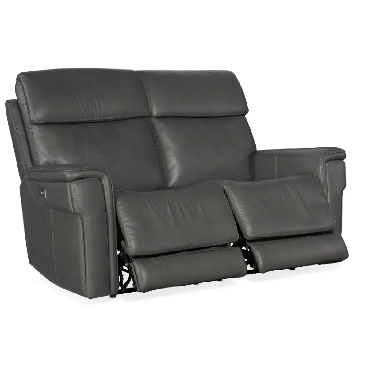 MS Lyra Zero Gravity Power Loveseat with Power Headrest and Lumbar Loveseats Gray 9
