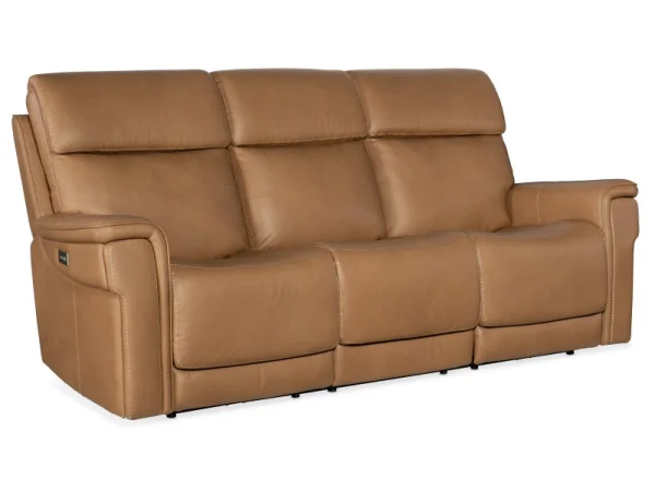 MS Lyra Zero Gravity Power Sofa with Power Headrest and Lumbar Sofas Brown