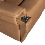 MS Lyra Zero Gravity Power Sofa with Power Headrest and Lumbar Sofas Brown 17