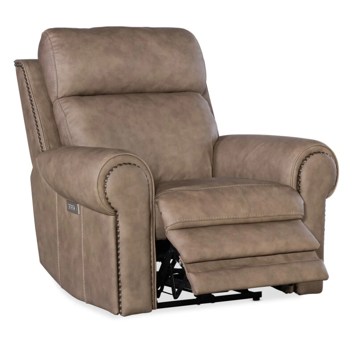 SS Duncan Power Recliner with Power Headrest & Lumbar Recliners Brown 10