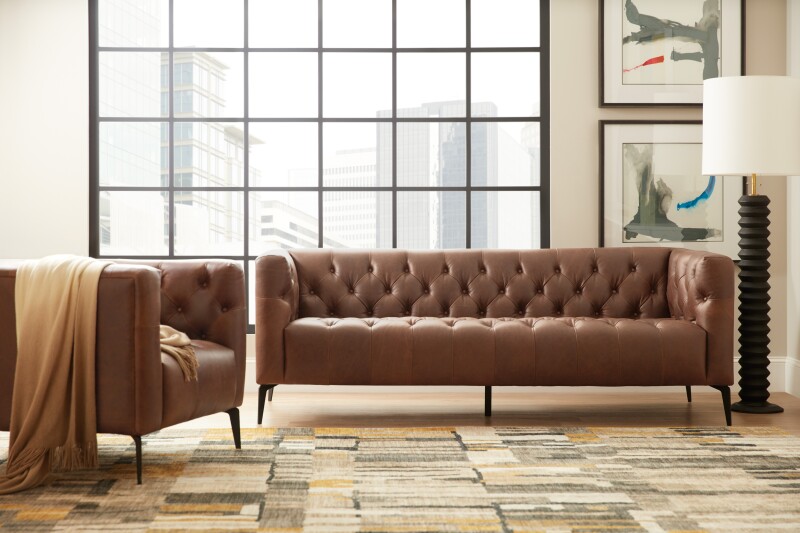SS Nicolla Stationary Sofa Sofas Brown 13 SS Nicolla Stationary Sofa Sofas Brown 13