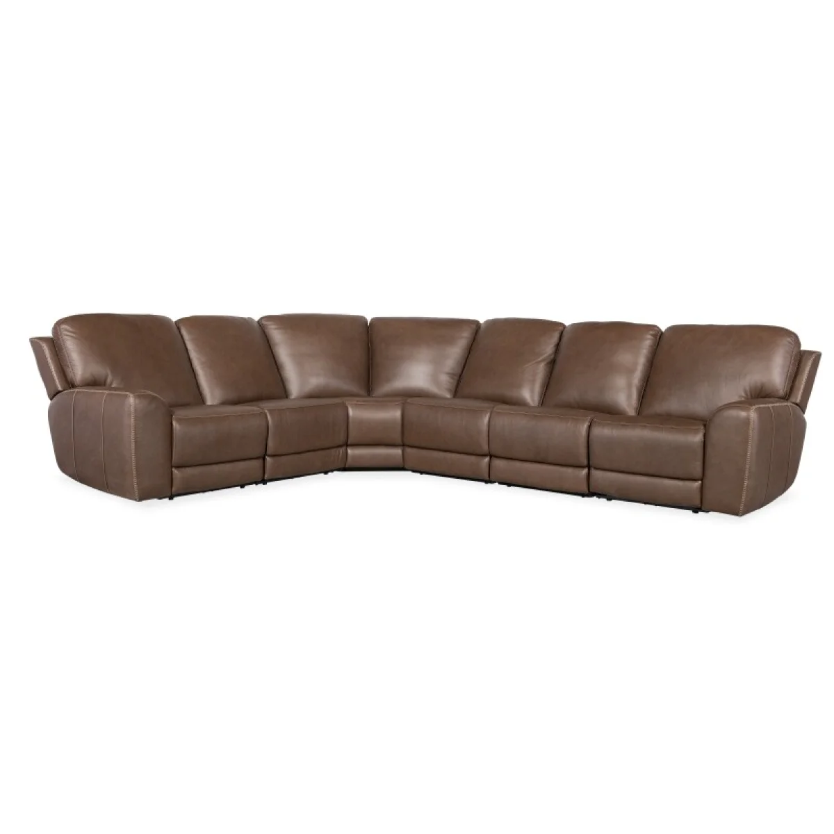 SS Torres 6 Piece Sectional with Power Recline & Power Headrest Sectionals Brown 4