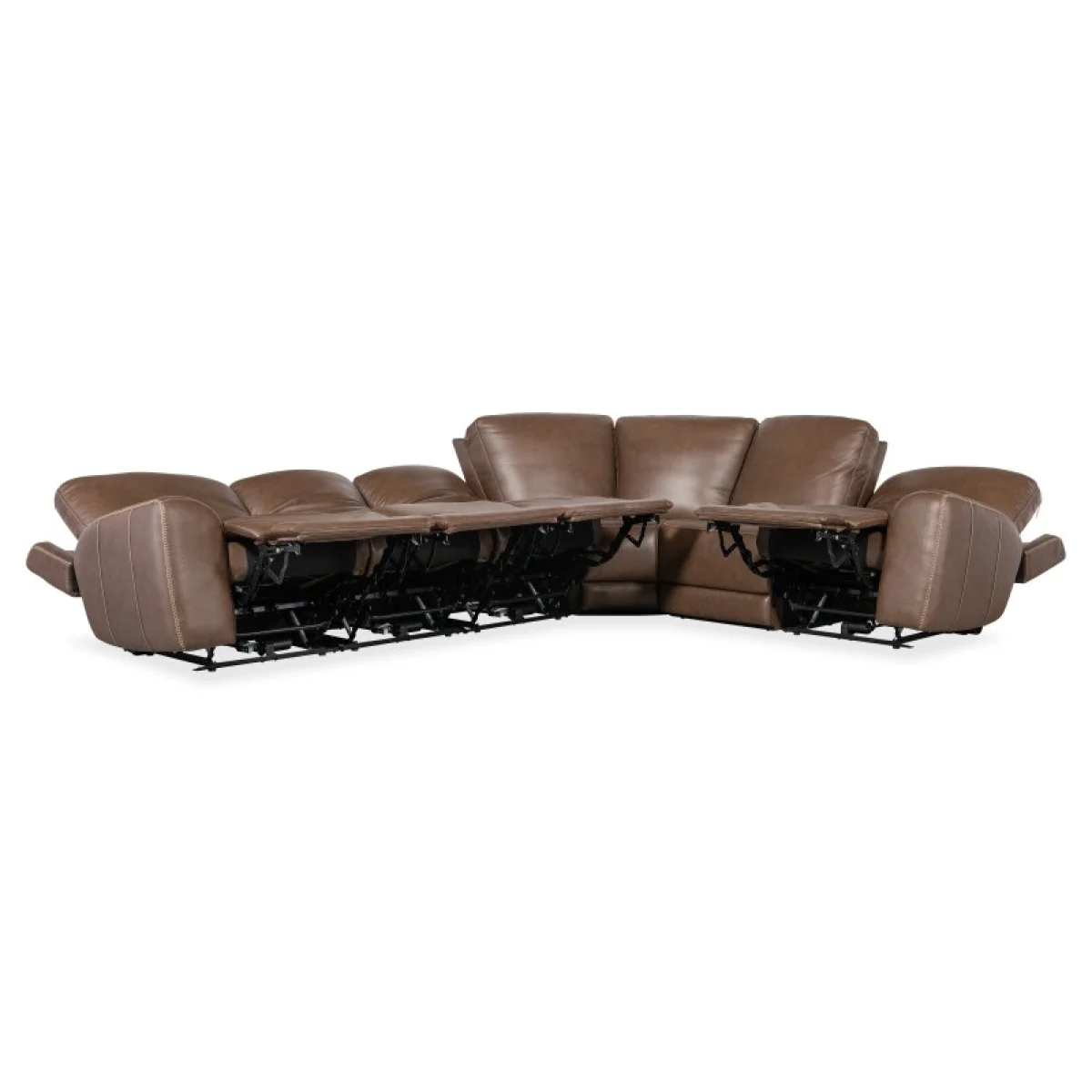 SS Torres 6 Piece Sectional with Power Recline & Power Headrest Sectionals Brown 7