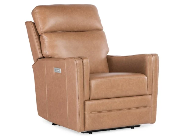 MS Twain Zero Gravity Power Recliner w/Power Headrest and Lumbar Recliners Brown