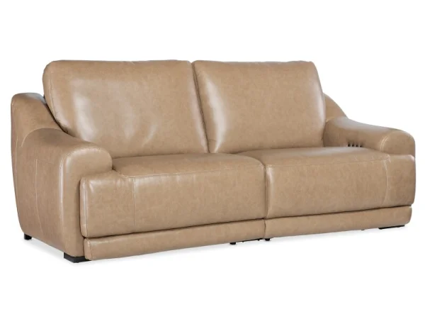 MS Wayward Power Sofa w/Power Headrest Sofas Brown