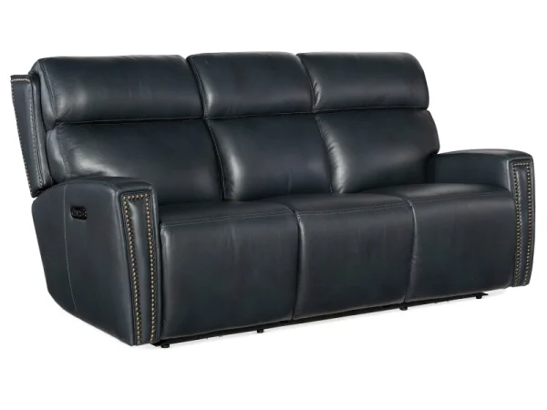 MS Ruthe Zero Gravity Power Recline Loveseat with Power Headrest Loveseats black 19