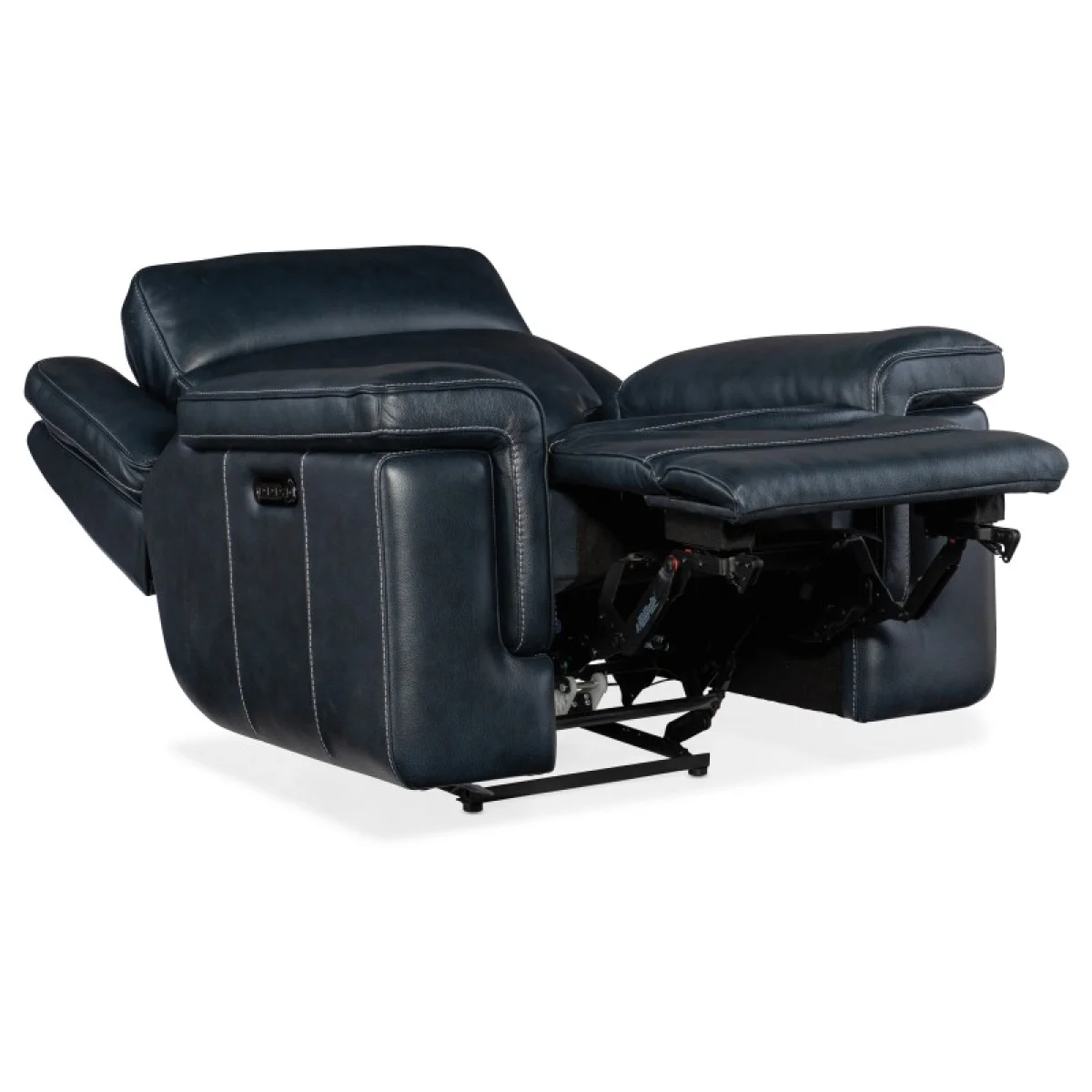 MS Montel Lay Flat Power Recliner with Power Headrest & Lumbar Recliners blue 7