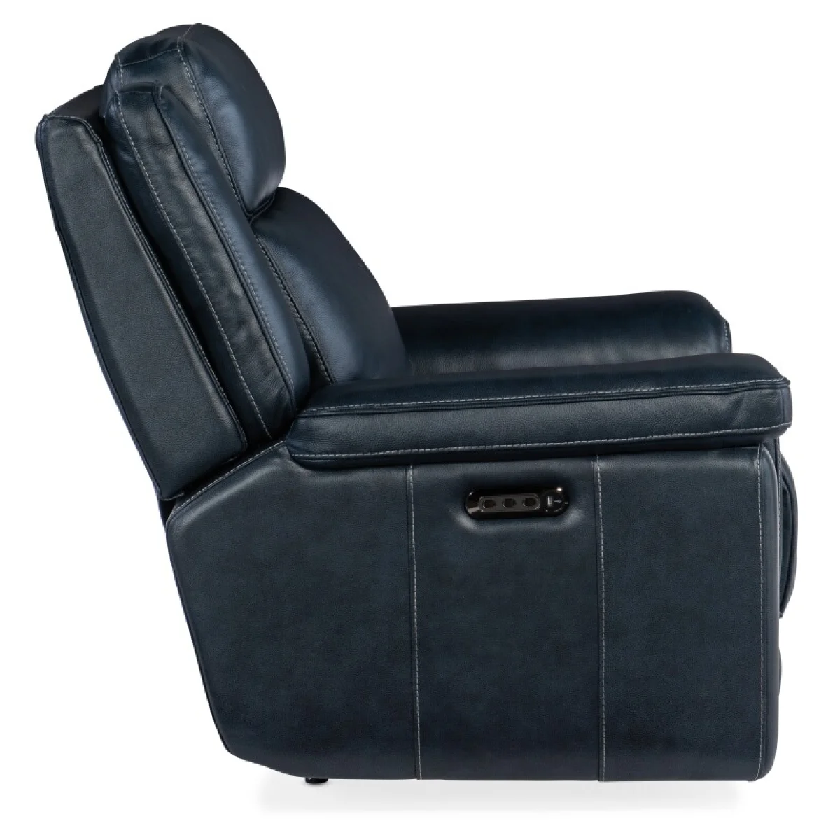 MS Montel Lay Flat Power Recliner with Power Headrest & Lumbar Recliners blue 9