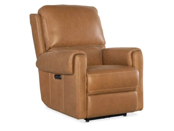 SS Somers Power Recliner with Power Headrest Recliners Brown