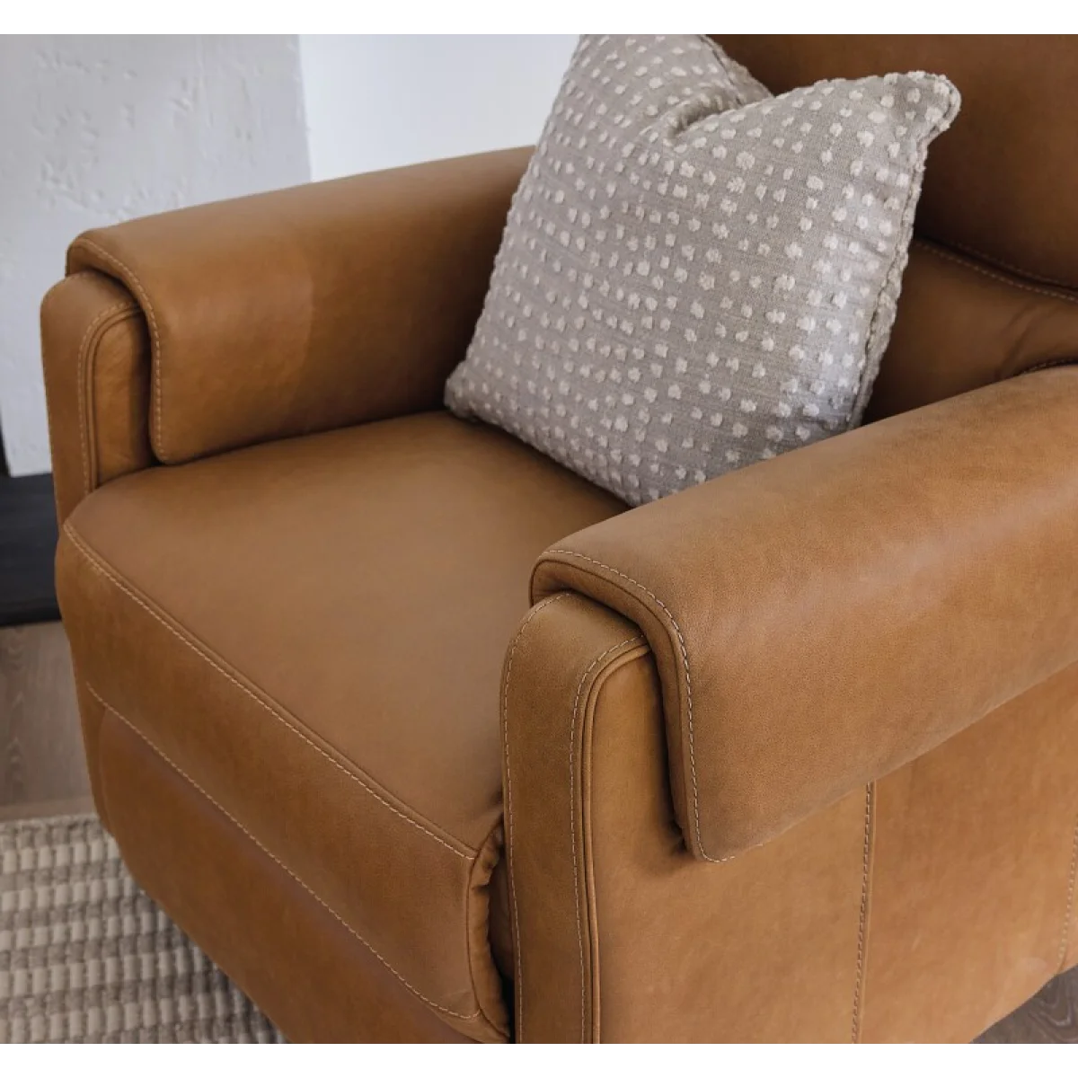 SS Somers Power Recliner with Power Headrest Recliners Brown 11