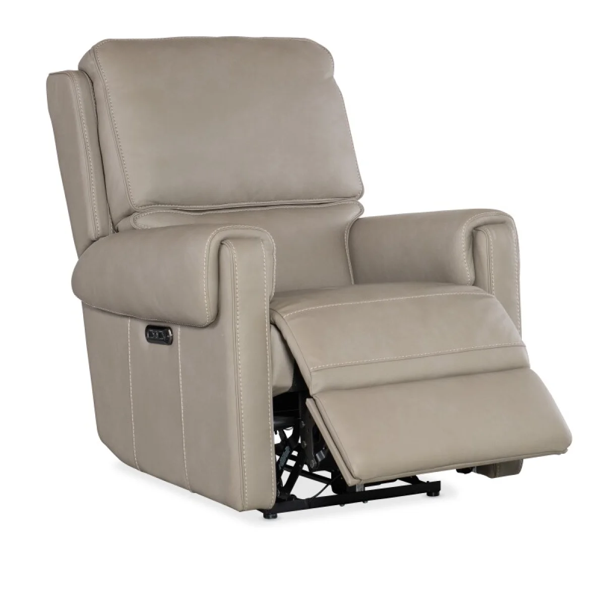 SS Somers Power Recliner with Power Headrest Recliners Cream 8