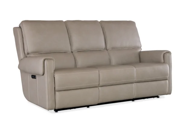 SS Somers Sofa with Power Recline & Power Headrest Sofas Cream