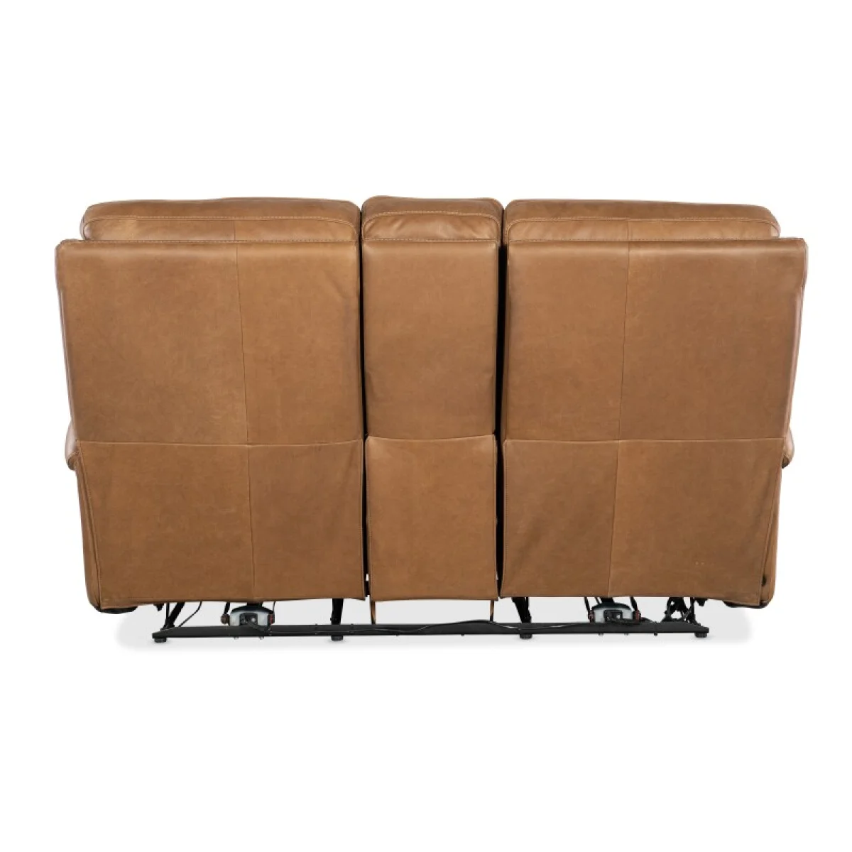 SS Somers Console Loveseat with Power Recline & Power Headrest Loveseats Brown 6