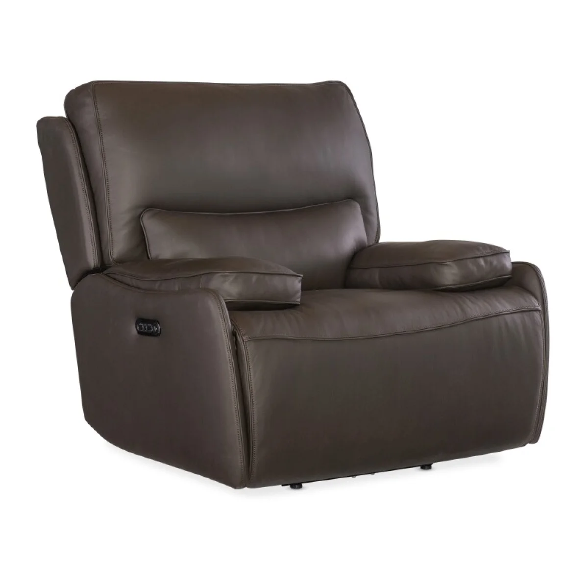 MS Kramer Zero Gravity Power Recliner with Power Headrest Recliners Brown 4