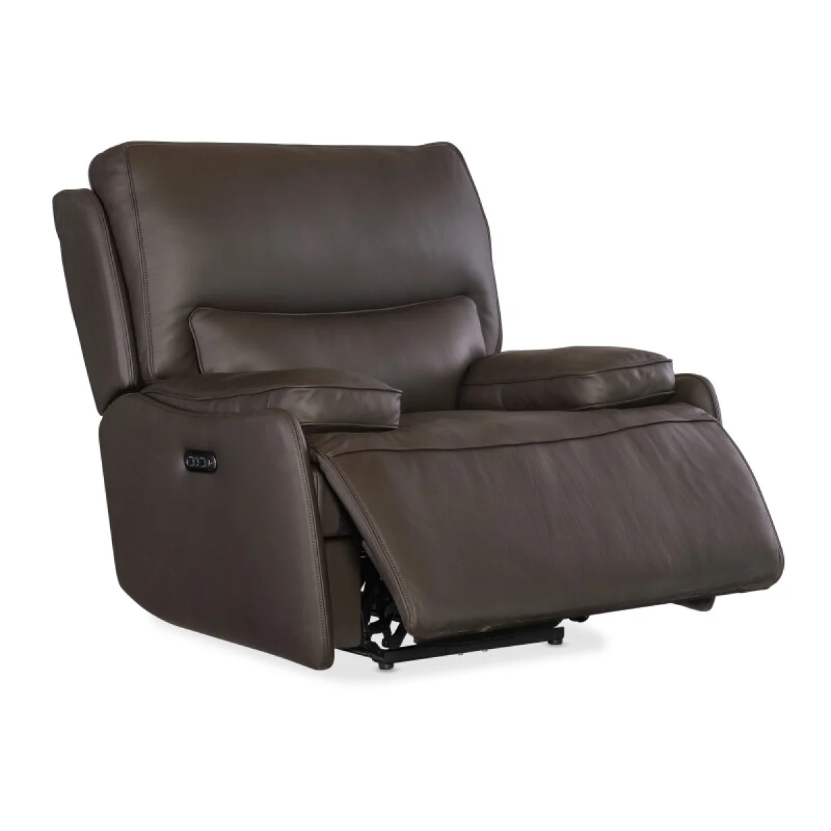 MS Kramer Zero Gravity Power Recliner with Power Headrest Recliners Brown 8