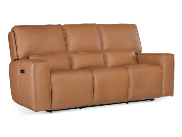 MS Miles Zero Gravity Console Loveseat with Power Recline & Power Headrest Loveseats Gray 4