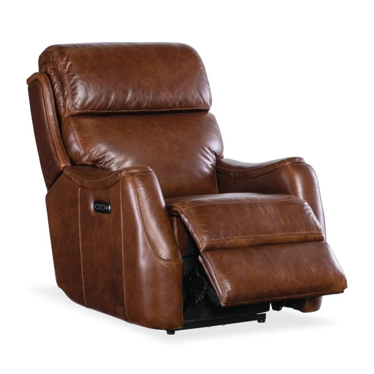 MS Harlan Zero Gravity Power Recliner with Power Headrest Recliners Brown 8