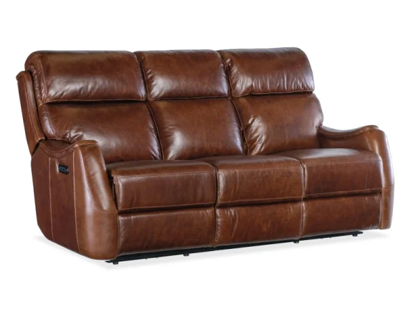 MS Crosby Zero Gravity Power Recliner with Power Headrest and Lumbar Recliners Brown 18