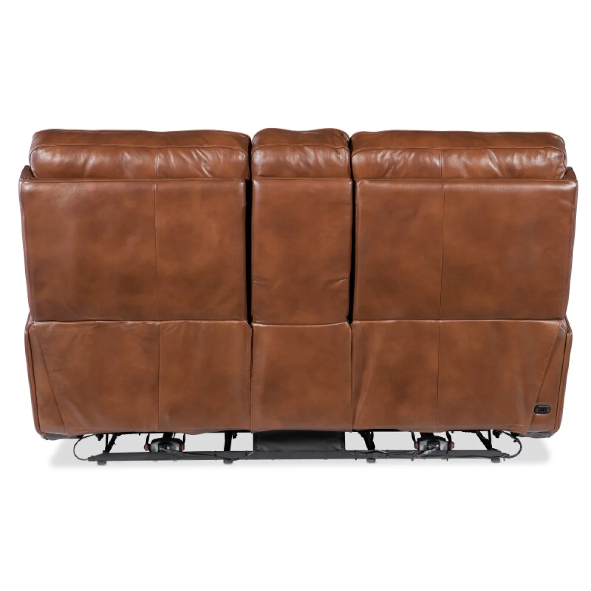 MS Crosby Zero Gravity Power Console Loveseat with Power Headrest and Lumbar Loveseats Brown 6