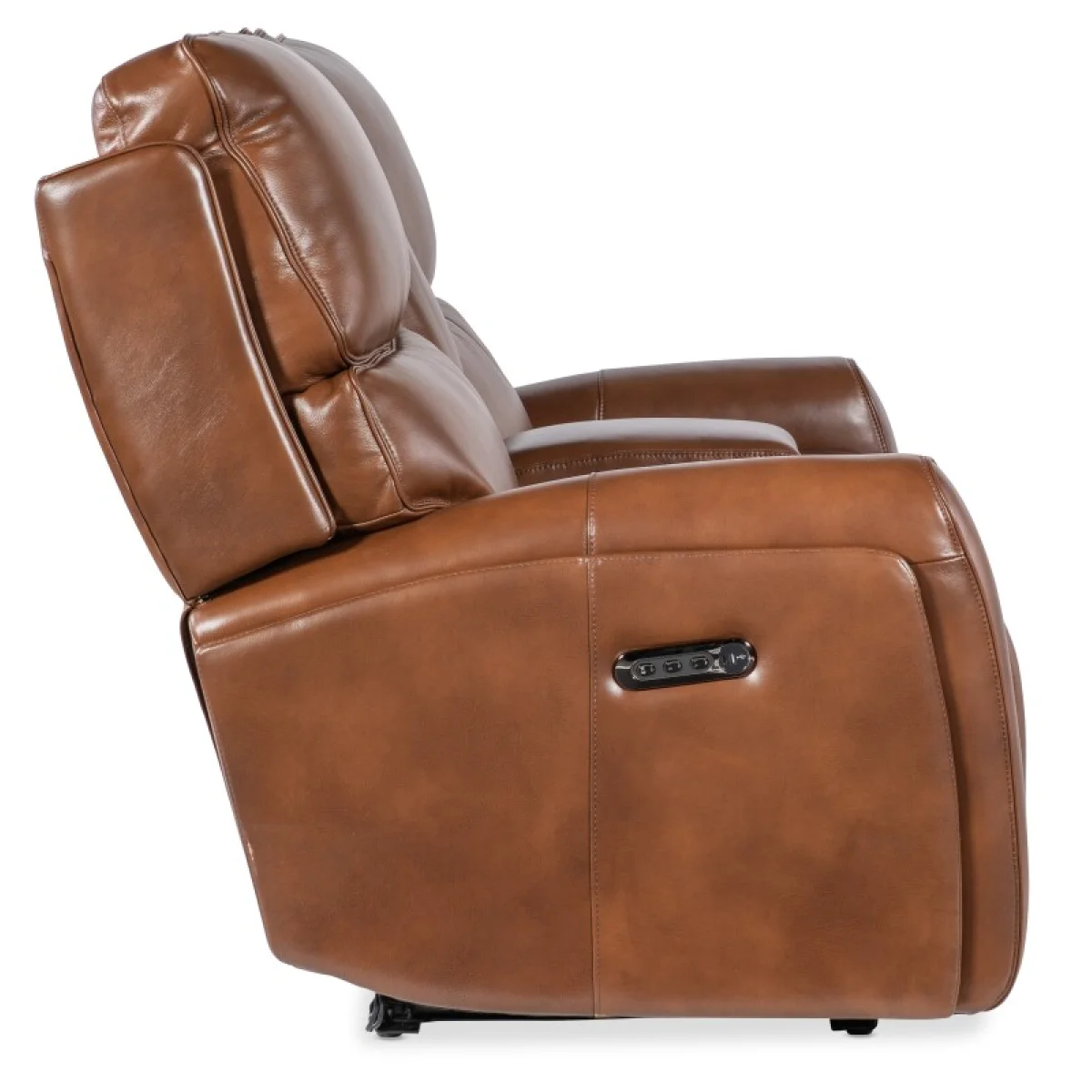 MS Crosby Zero Gravity Power Console Loveseat with Power Headrest and Lumbar Loveseats Brown 10