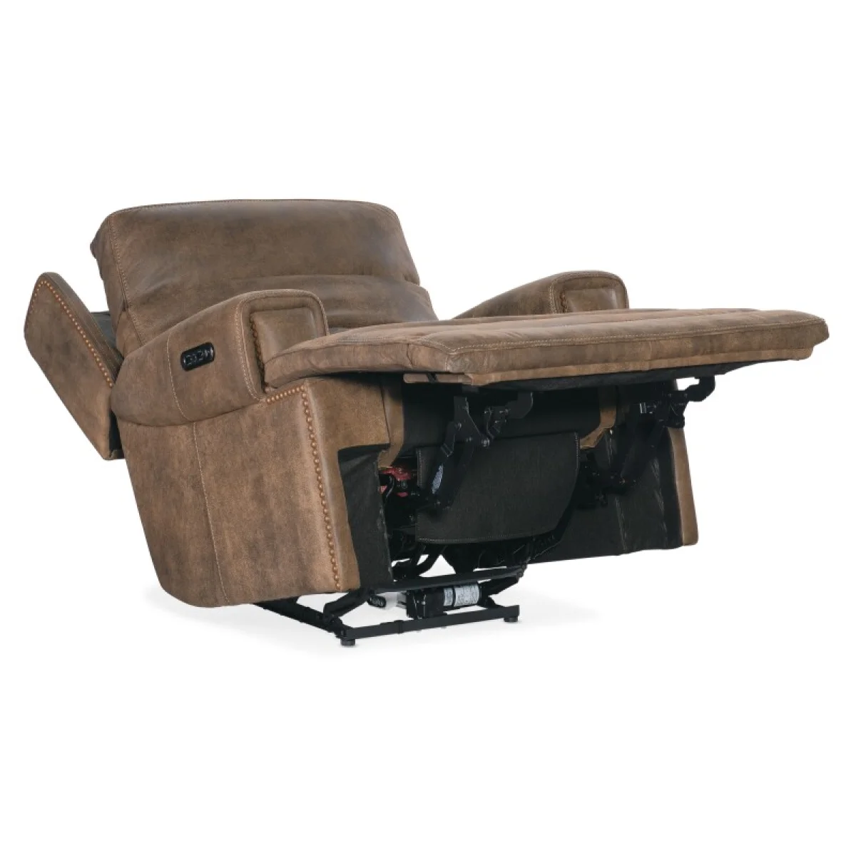 MS Wheeler Power Recliner with Power Headrest Recliners Brown 7