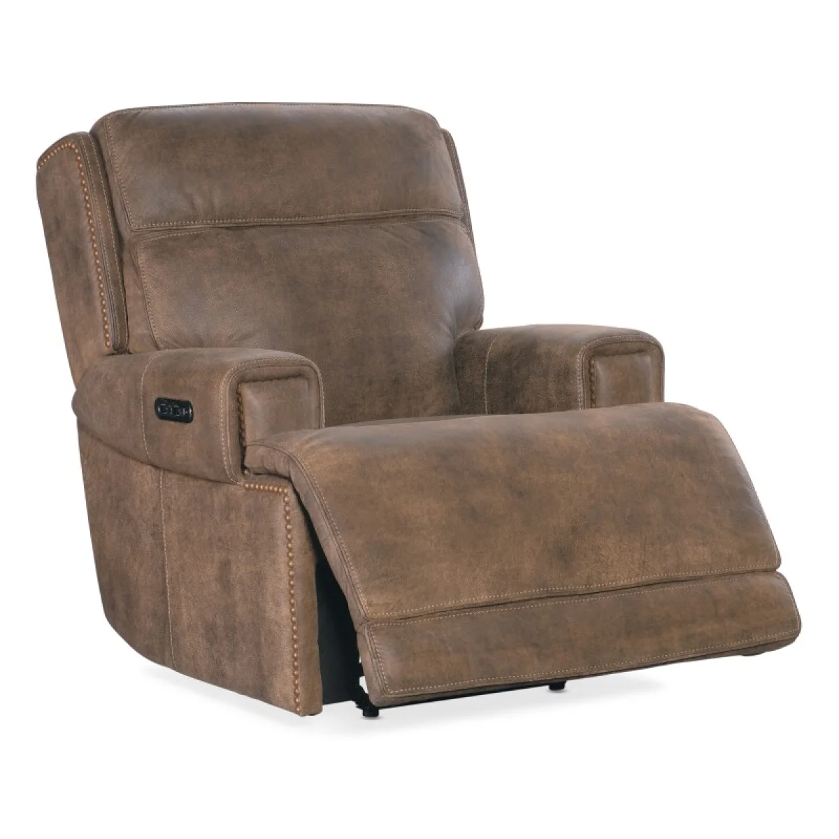 MS Wheeler Power Recliner with Power Headrest Recliners Brown 8
