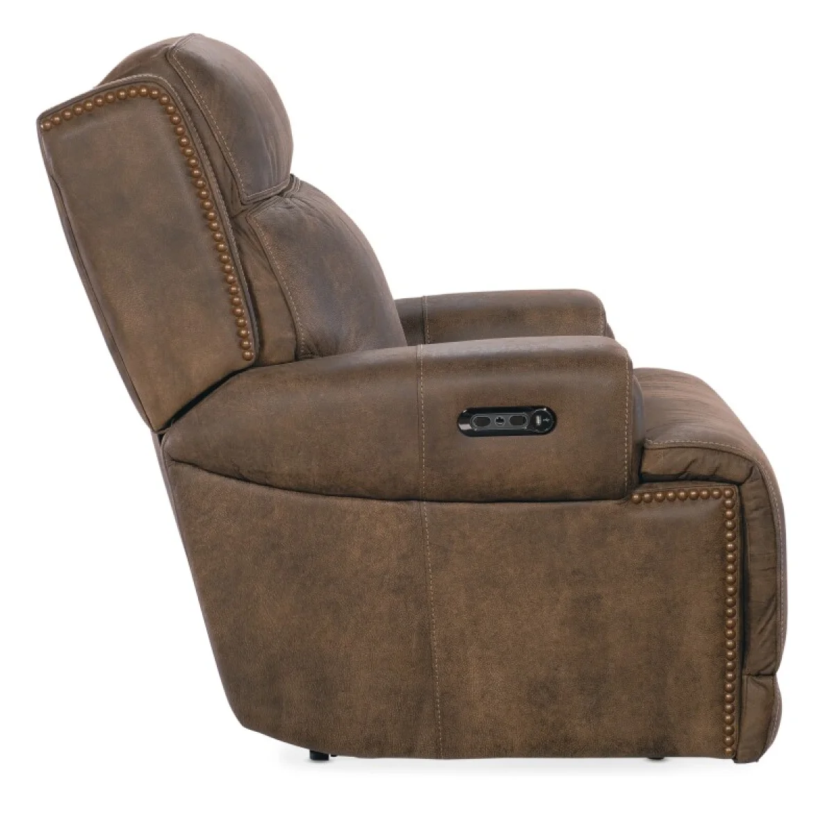 MS Wheeler Power Recliner with Power Headrest Recliners Brown 9