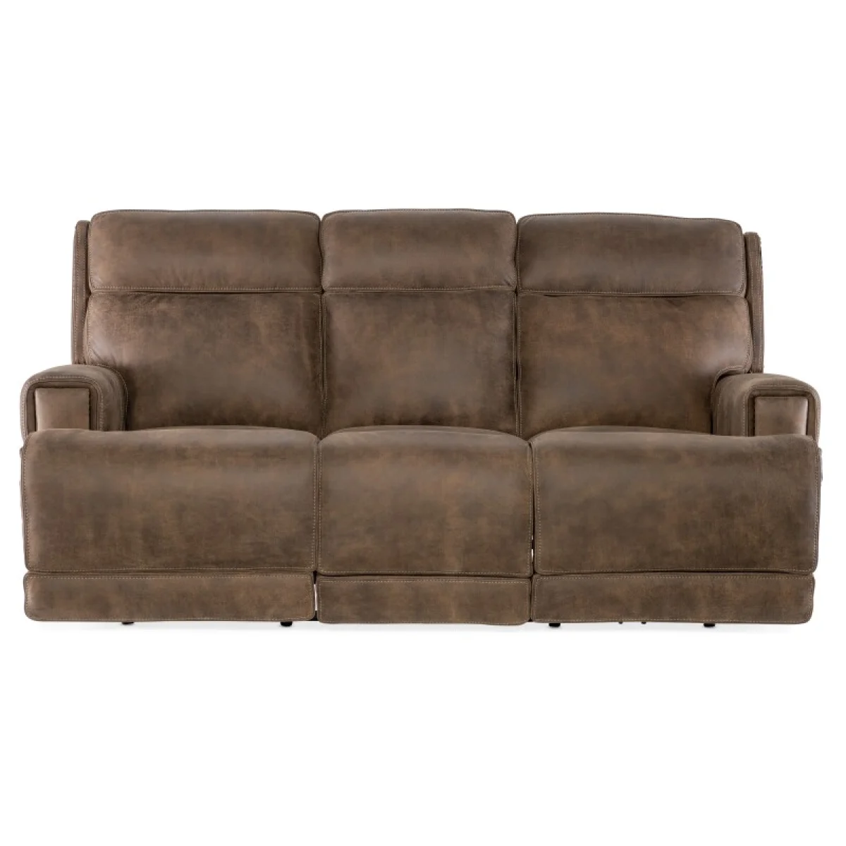 MS Wheeler Sofa with Power Recline & Power Headrest Sofas Brown 10