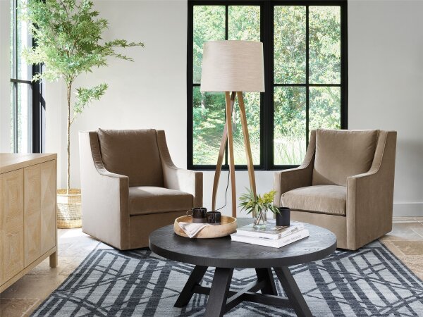 Modern Farmhouse Round Cocktail Table U011F818 - Image 3