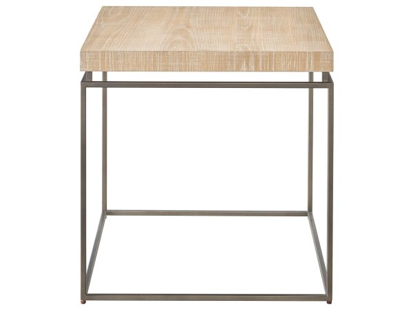 Modern Farmhouse End Table Rustic Natural Oak