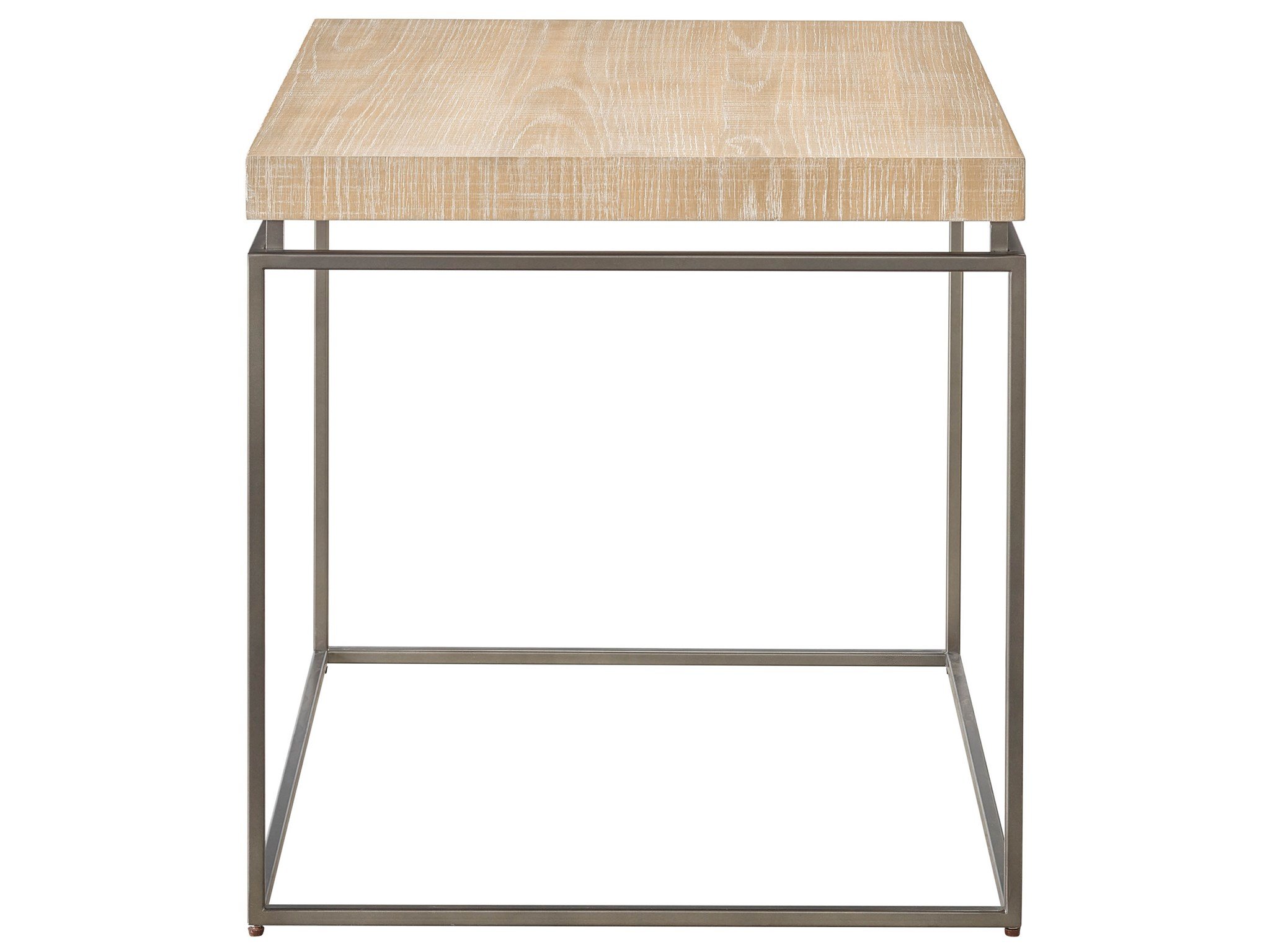 Modern Farmhouse End Table Rustic Natural Oak