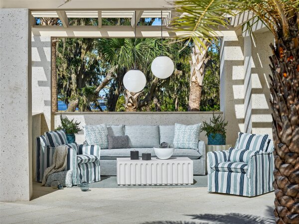 Siesta Key Outdoor Swivel Chair - Image 4