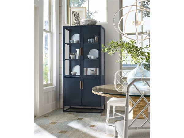 Santorini Tall Metal Kitchen Cabinet - Image 2