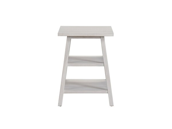 Modern Farmhouse Square End Table Buttermilk - Image 2