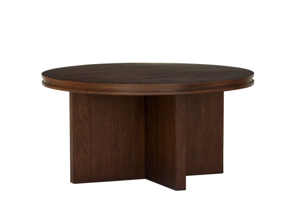 Waterfall Brown Round Coffee Table Cocktail & Coffee Tables Flexsteel