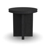 Waterfall Black Round End Table - Image 2