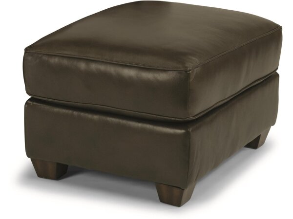 Carson Leather Ottoman Ottomans & Poufs Customizable