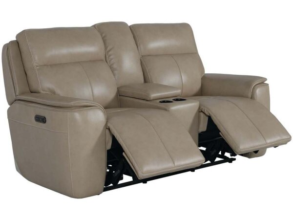 Manteo Power Motion Glider Recliner Loveseat With Console - Image 3