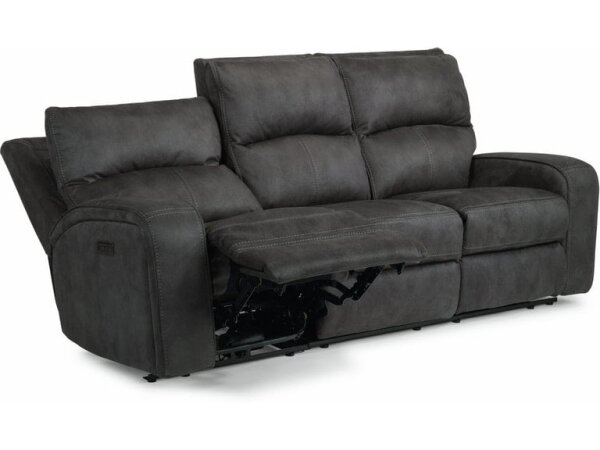 Nirvana Fabric Power Reclining Sofa with Power Headrests - Image 2