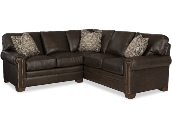 Leather Sectional L7565BDPIL-SECT Sectionals Craftmaster Furniture