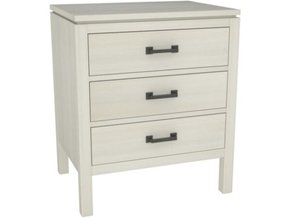 Dwyer Three-Drawer Nightstand Nightstands Customizable