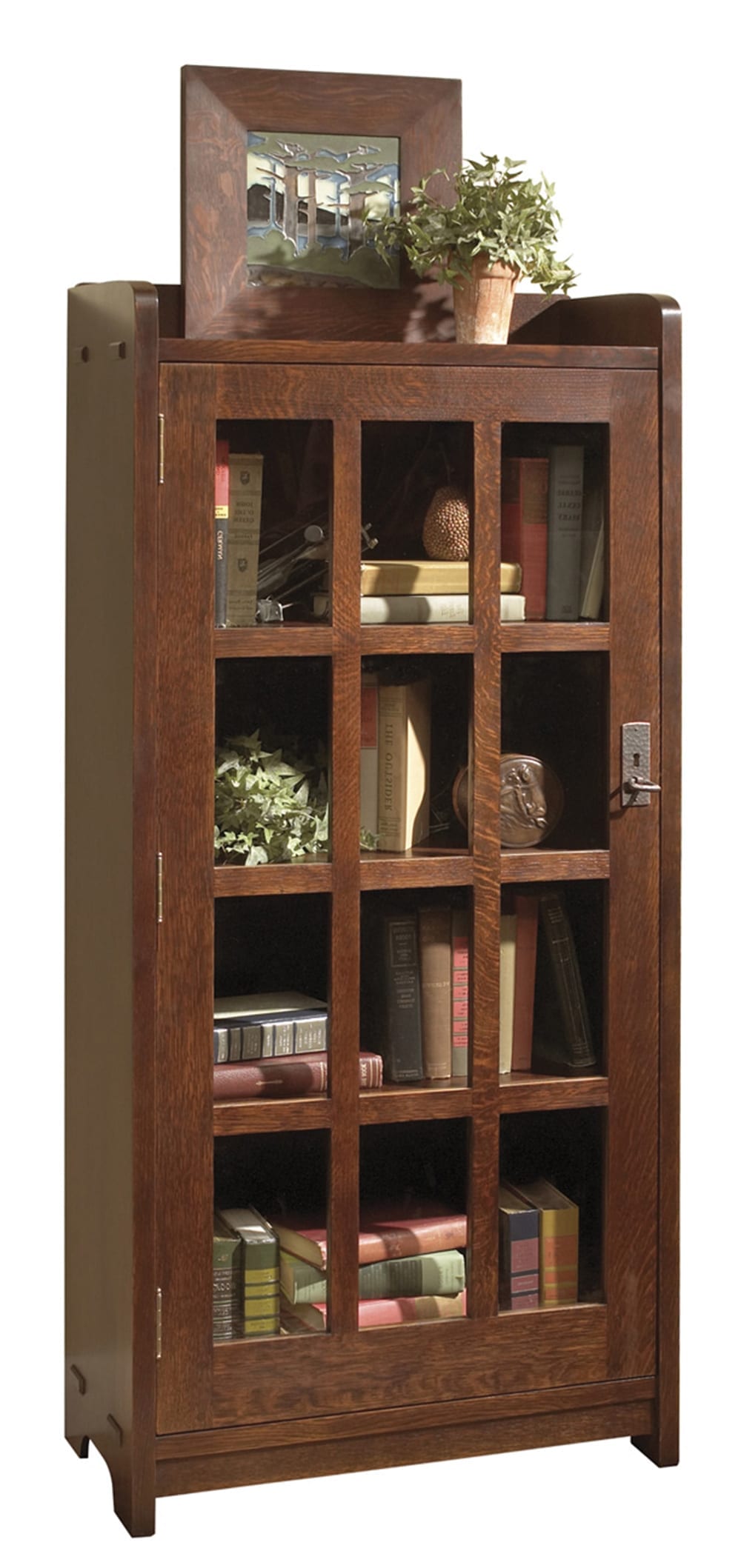 Mission Single Door Left Bookcase