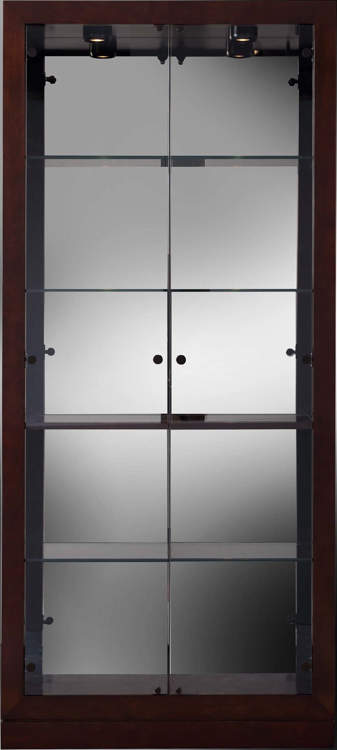 Mission Display Cabinet Cherry